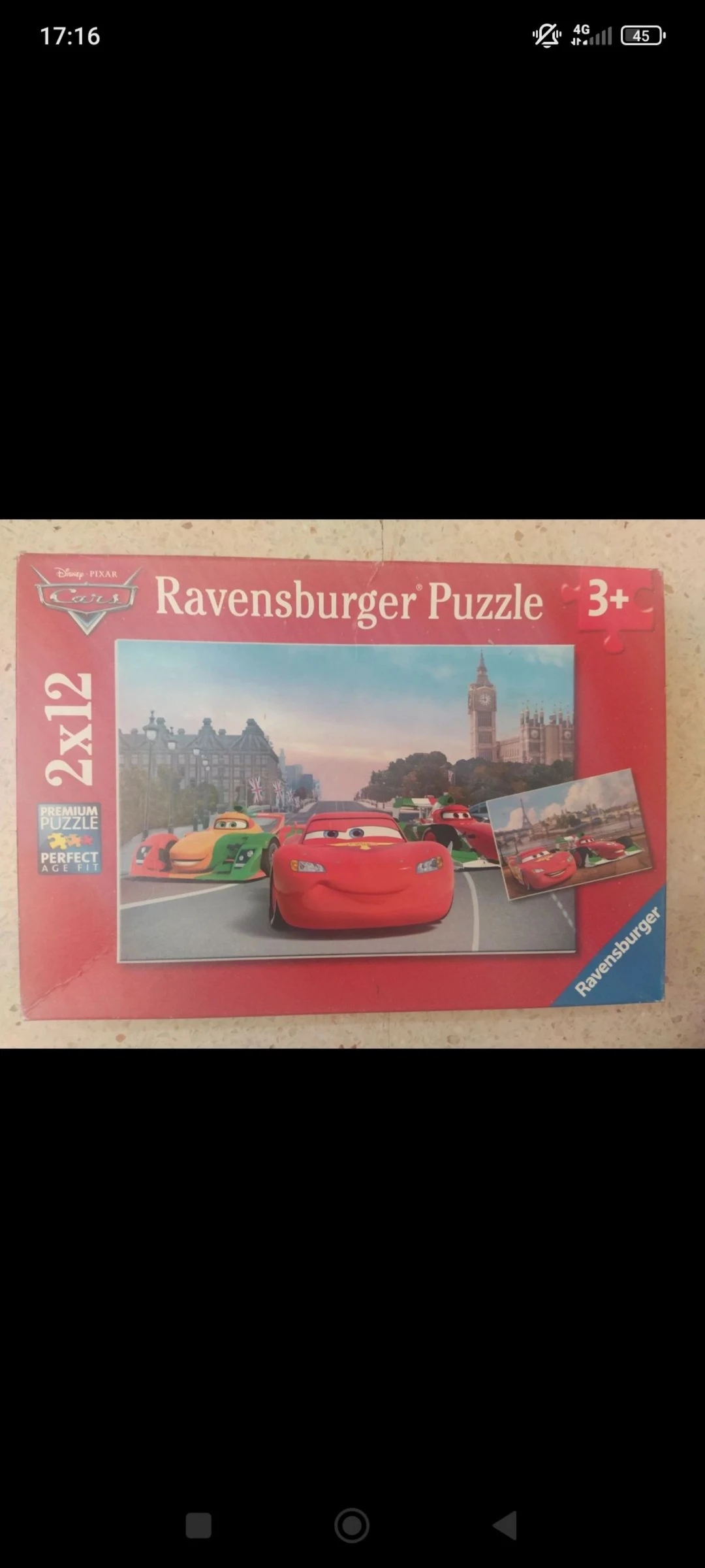 2 puzzles Cars 12 piezas